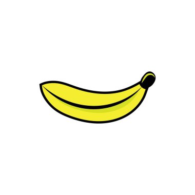 banana fruit logo icon design vector