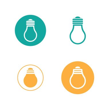 lamp logo design icon vector 