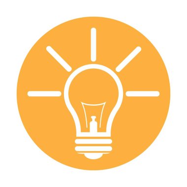 lamp logo design icon vector 