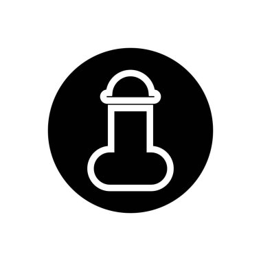 reproductive organs Men penis care logo design icon vector