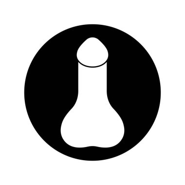 reproductive organs Men penis care logo design icon vector