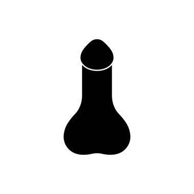 reproductive organs Men penis care logo design icon vector