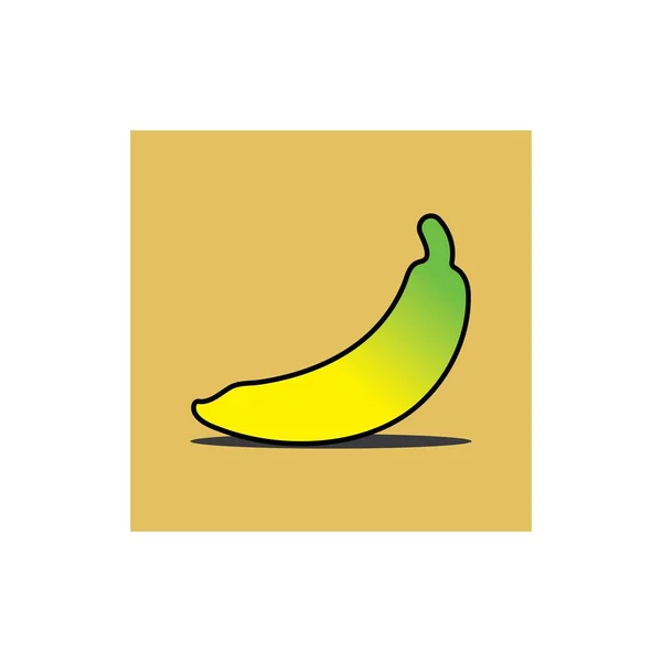 Banana Fruit Logo Icon Design Vector — Stockvector