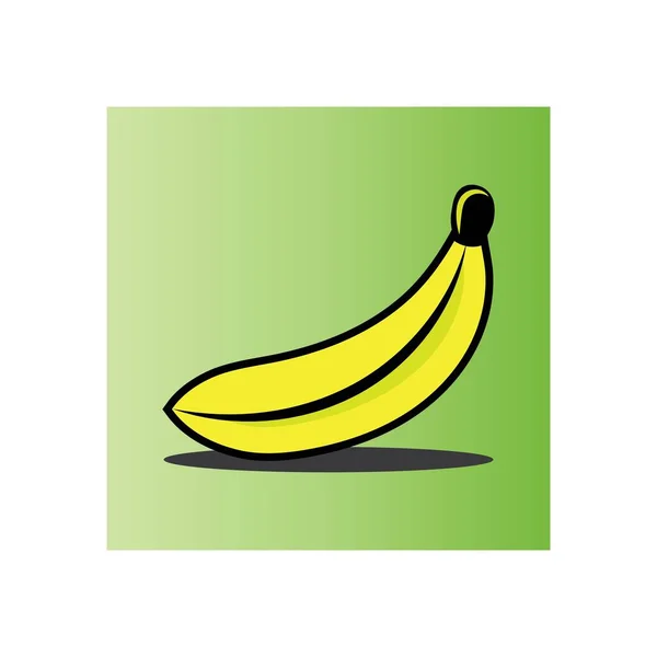 Banana Fruit Logo Icon Design Vector — Stock Vector