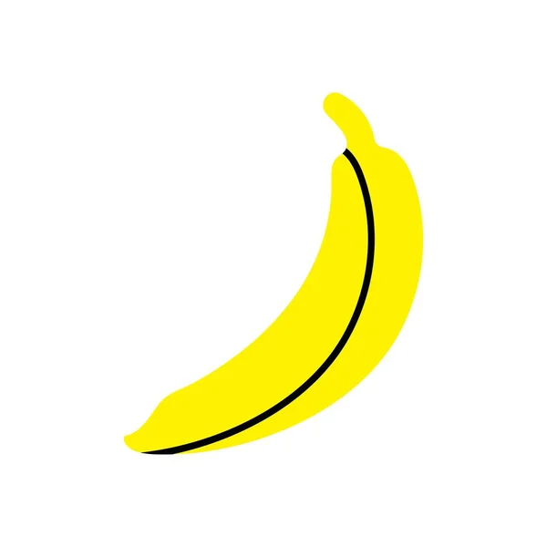 Banana Fruit Logo Icon Design Vector — Stockový vektor