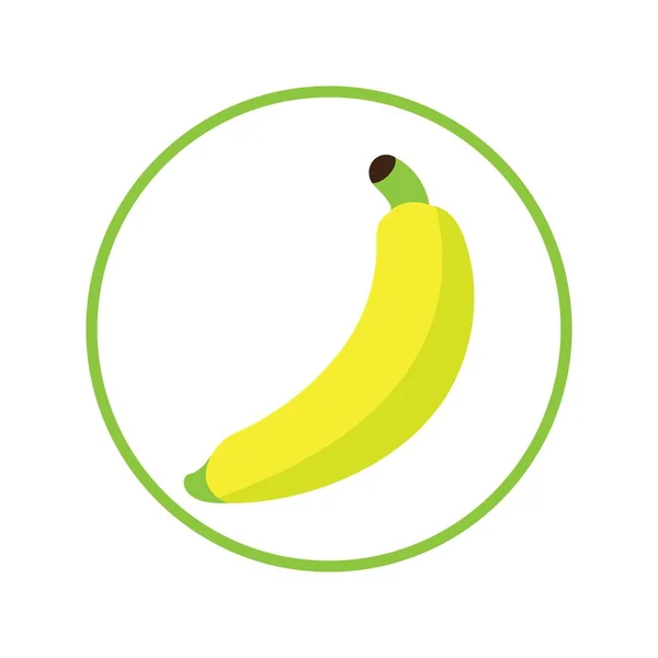 Banana Fruit Logo Icon Design Vector — Stock Vector