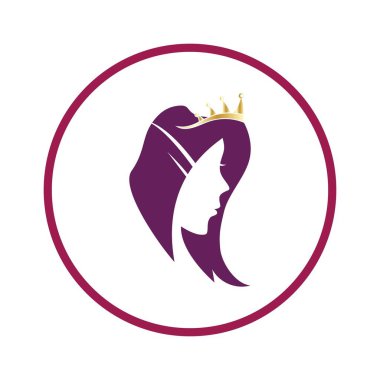 stil saç kesimi ikonu vektör illüstrasyon tasarımı