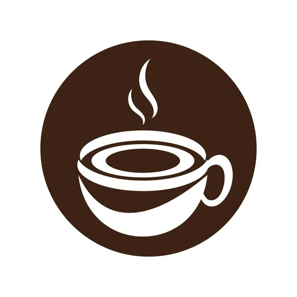 Kaffeetasse Logo Template Vektor Icon Design — Stockvektor
