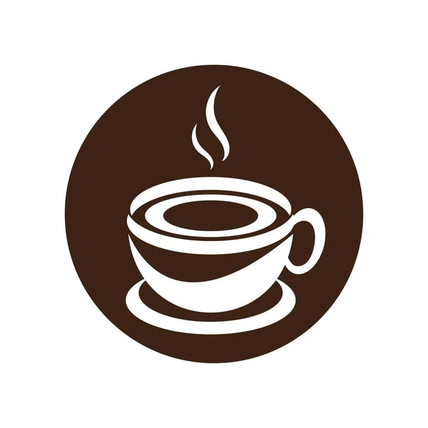 Kaffeetasse Logo Template Vektor Icon Design — Stockvektor