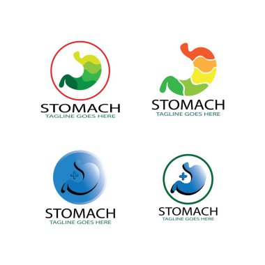 Mide bakım ikonu konsept vektör çizimi tasarladı