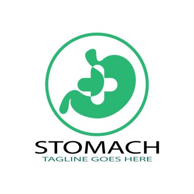 Mide bakım ikonu konsept vektör çizimi tasarladı