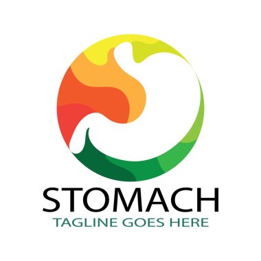 Mide bakım ikonu konsept vektör çizimi tasarladı