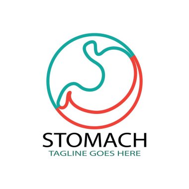 Mide bakım ikonu konsept vektör çizimi tasarladı