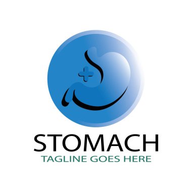 Mide bakım ikonu konsept vektör çizimi tasarladı