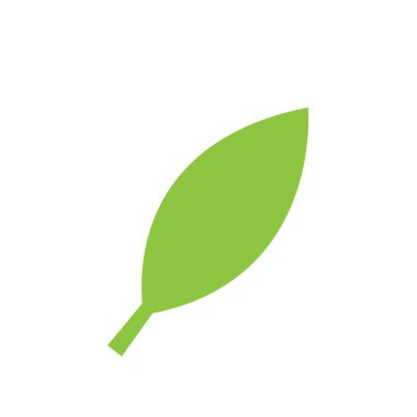 Yaprak logosu vektör tasarımı