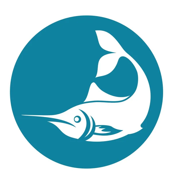 Fisch Logo Vorlage Kreatives Vektorsymbol — Stockvektor