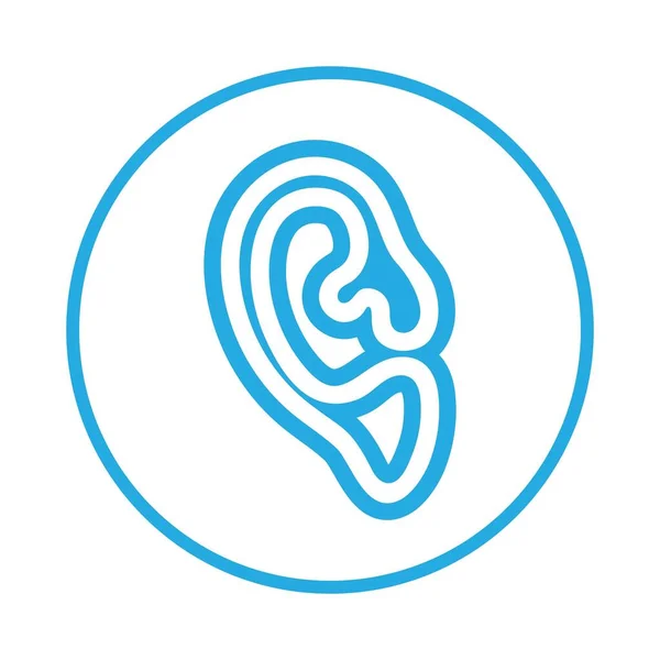 Hearing Logo Template Vector Icon Design — Stock Vector