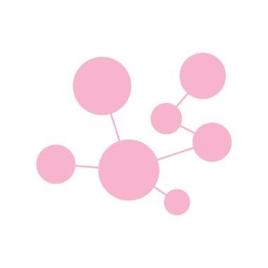 Neuron logo or nerve cell logo design,molecule logo illustration template icon with vector concept 