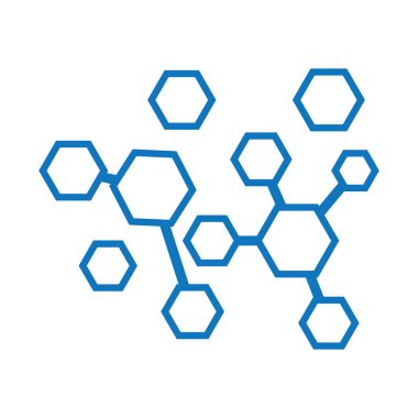 Neuron logo or nerve cell logo design,molecule logo illustration template icon with vector concept 