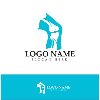 bone care healt logo symbol abstract design vector