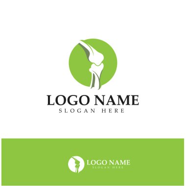 bone care healt logo symbol abstract design vector