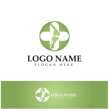 bone care healt logo symbol abstract design vector