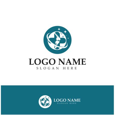 bone care healt logo symbol abstract design vector