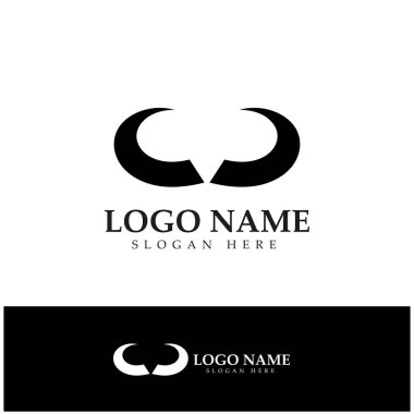 Boğa boynuzu logosu ve sembol simge simgeleri uygulaması