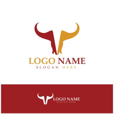Boğa boynuzu logosu ve sembol simge simgeleri uygulaması