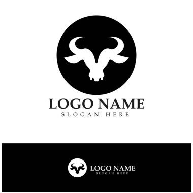 Boğa boynuzu logosu ve sembol simge simgeleri uygulaması