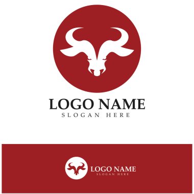 Boğa boynuzu logosu ve sembol simge simgeleri uygulaması