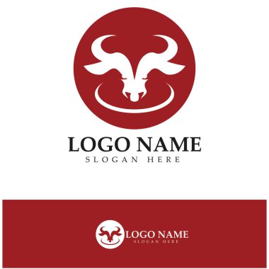 Boğa boynuzu logosu ve sembol simge simgeleri uygulaması