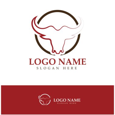 Boğa boynuzu logosu ve sembol simge simgeleri uygulaması