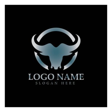 Boğa boynuzu logosu ve sembol simge simgeleri uygulaması