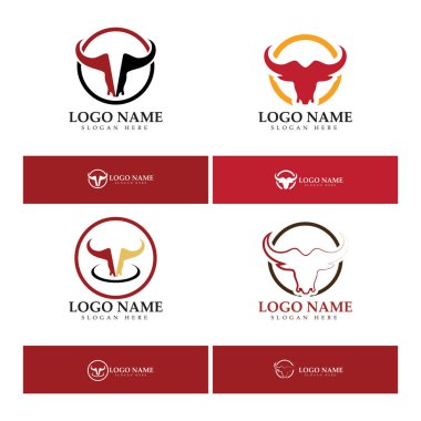 Boğa boynuzu logosu ve sembol simge simgeleri uygulaması