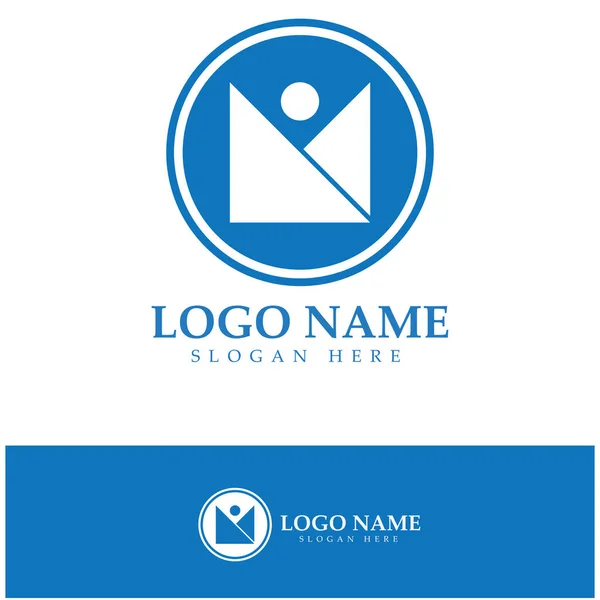 Wallet Logo Design Icon Vector — ストックベクタ