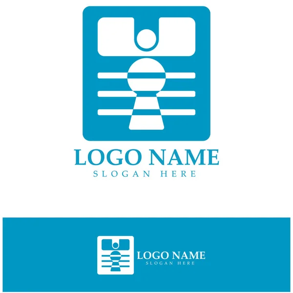 Wallet Logo Design Icon Vector — 스톡 벡터