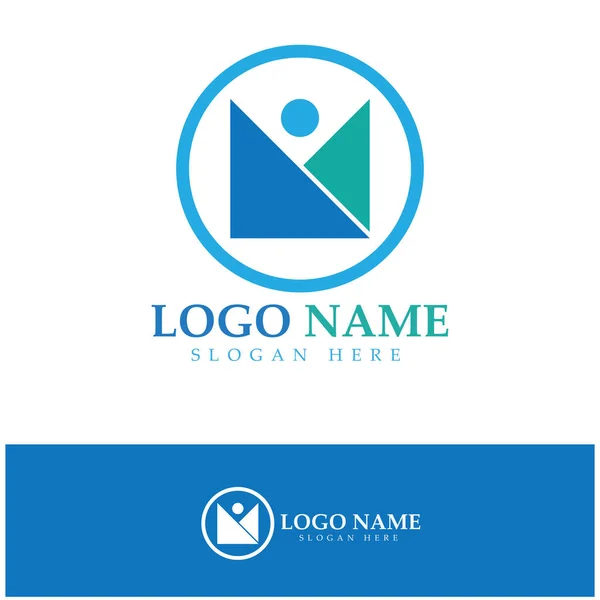 Wallet Logo Design Icon Vector — Stok Vektör