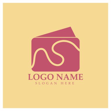 e-wallet logo design icon vector