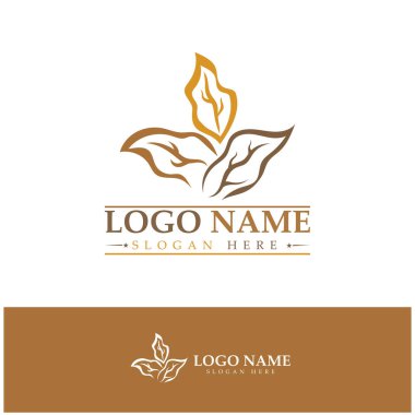 tobacco leaf logo,tobacco field and tobacco cigarette logo .With easy and simple editing.