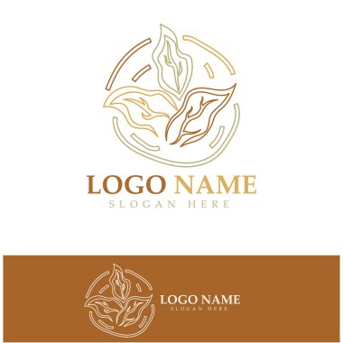 tobacco leaf logo,tobacco field and tobacco cigarette logo .With easy and simple editing.