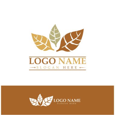 tobacco leaf logo,tobacco field and tobacco cigarette logo .With easy and simple editing.