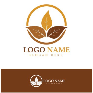 tobacco leaf logo,tobacco field and tobacco cigarette logo .With easy and simple editing.