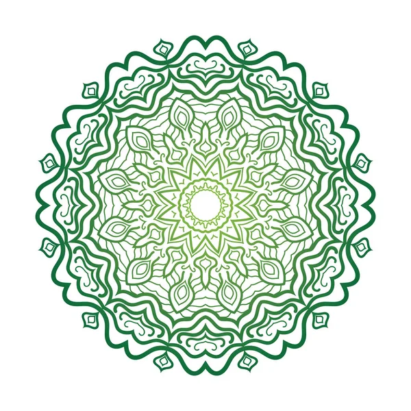 Mandala Logo Diseño Vector Plantilla — Vector de stock