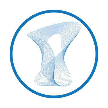 aurora logo design icon illustration vector template