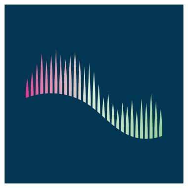 aurora logo design icon illustration vector template