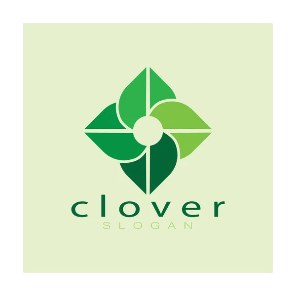 Logo tasarım ilham ikonu illüstrasyon şablonu vektör yonca veya moringa yaprakları, doğal ürün tasarımı, sağlık, ilaç, yonca ve moringa tarım, tıbbi kapsüller için