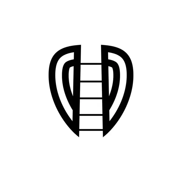ロゴアイコンイラストテンプレート バッジ音楽レーベルのためのシンプルなギターピックベクトルデザイン音楽スタジオ楽器ビジネス — ストックベクタ