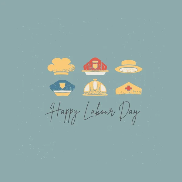 Happy Labour day Illustration and art drawing of international labour day.