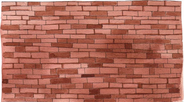 Brick Wall Illustration Image Die Wordt Gebruikt Een Muur Achtergrond — Stockfoto